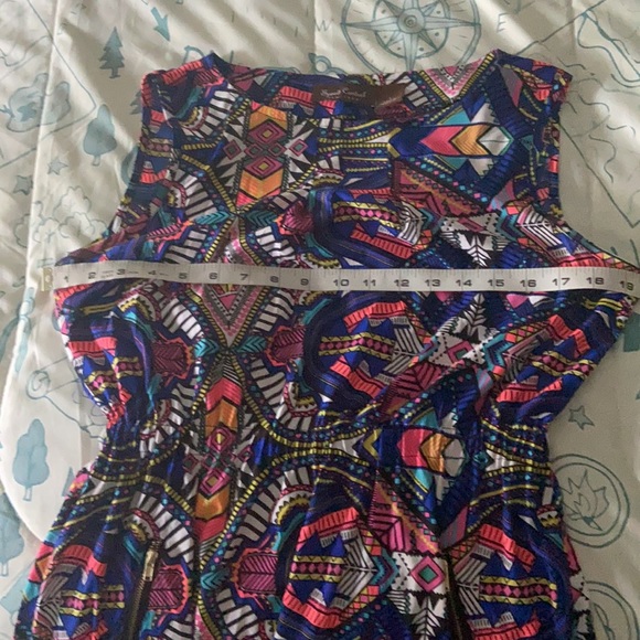 MULTI COLORED DRESS WITH POCKETS - Picture 6 of 8